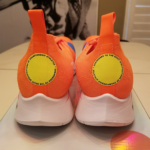 Nike Mercurial NRG x Off-white Zoom Fly Size 8.5 - Picture 2 of 7